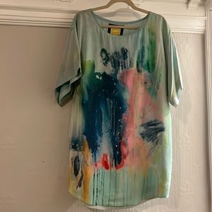 Vintage Anthropologie Silk Tunic Dress, Never Worn
